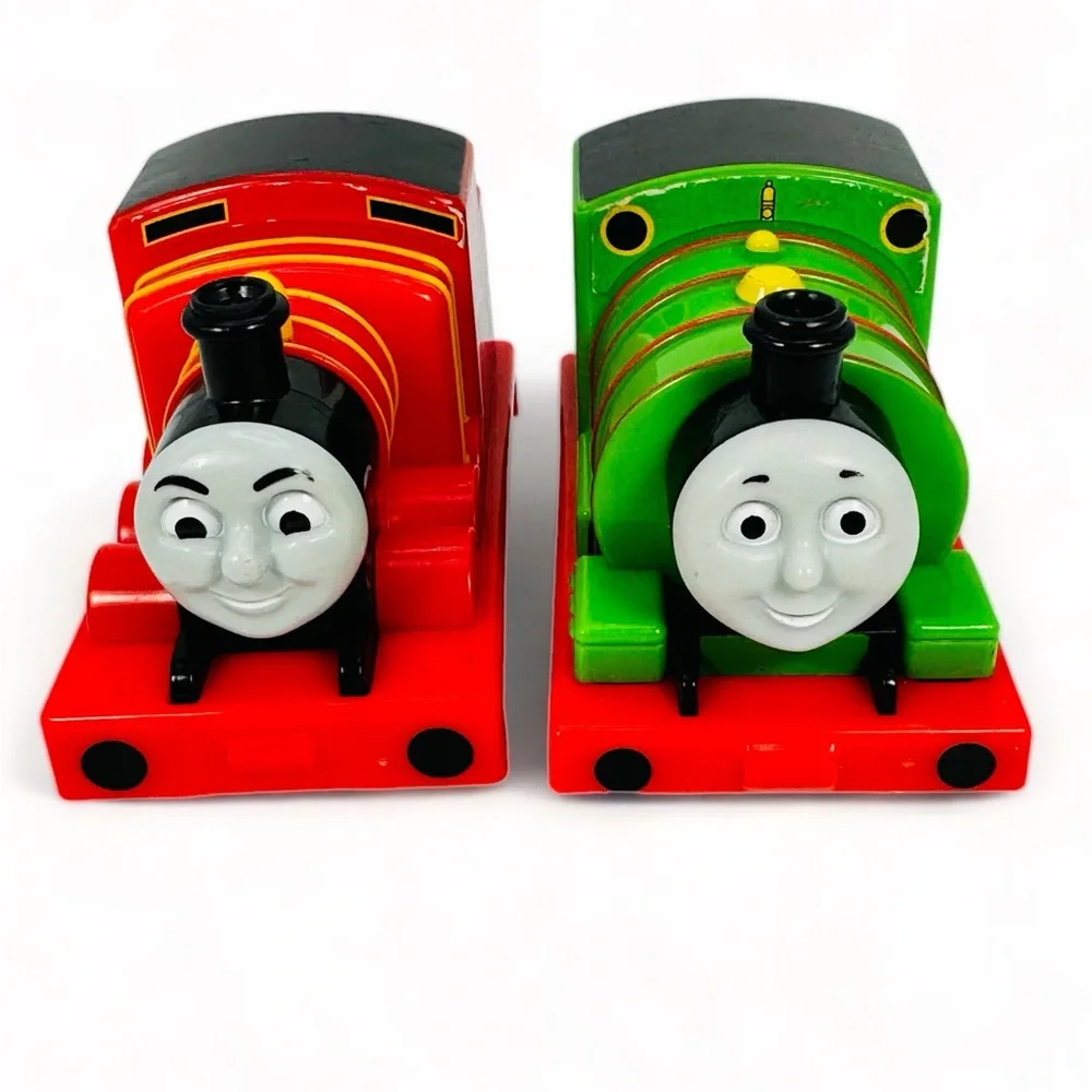 Thomas And Friends Percy And James Pull-Back & Go Trains 2009 Mattel